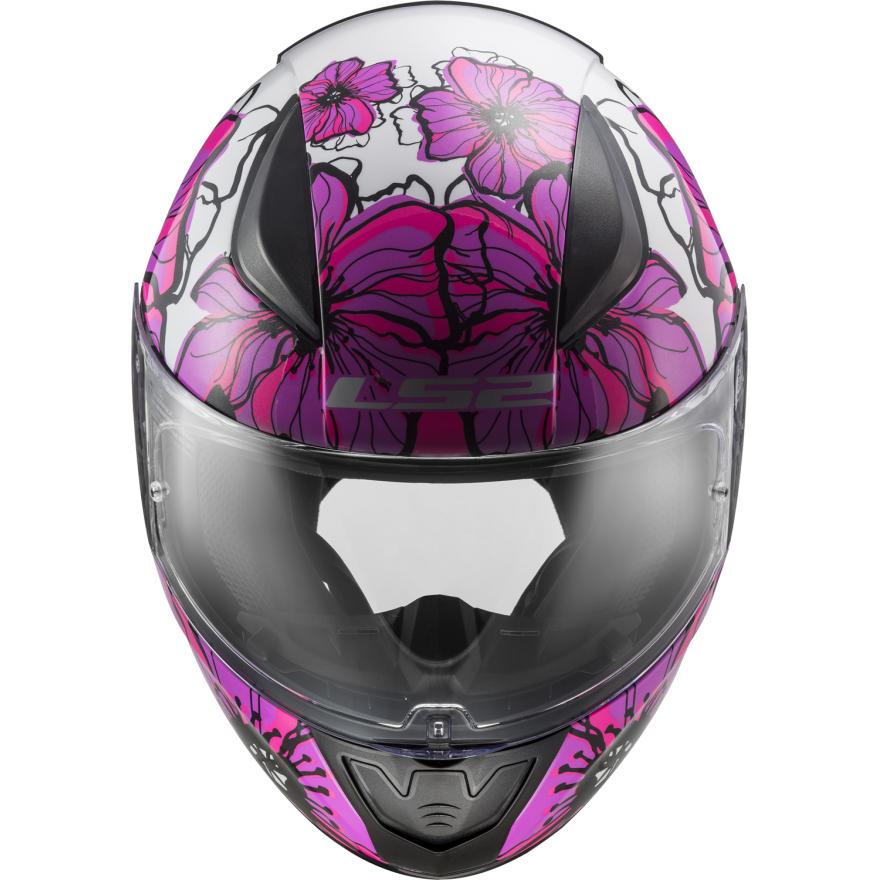 LS2 Helmet FF353 Rapid II Poppies