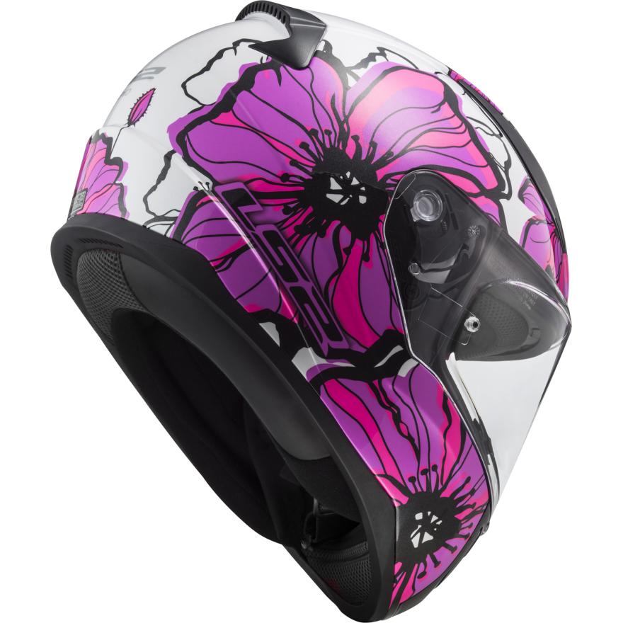 LS2 Helmet FF353 Rapid II Poppies
